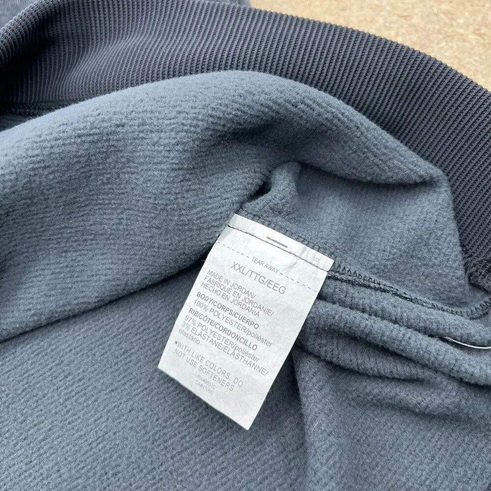 NEW Under Armour Crewneck Sweater Charcoal Gray Golf 2XL 1360503-001